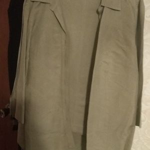 Khaki pant suit